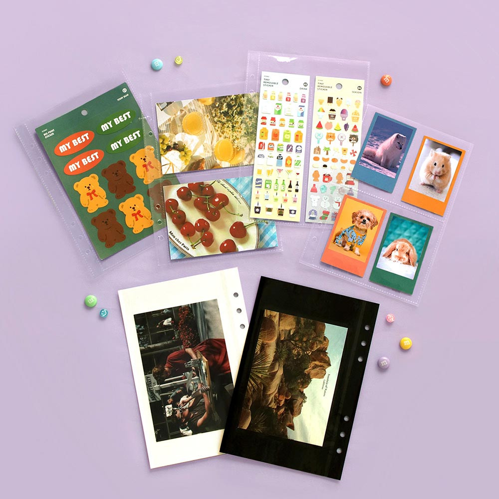 ICONIC Record On A5 6-Holes Album Sticker Storage Book Refills